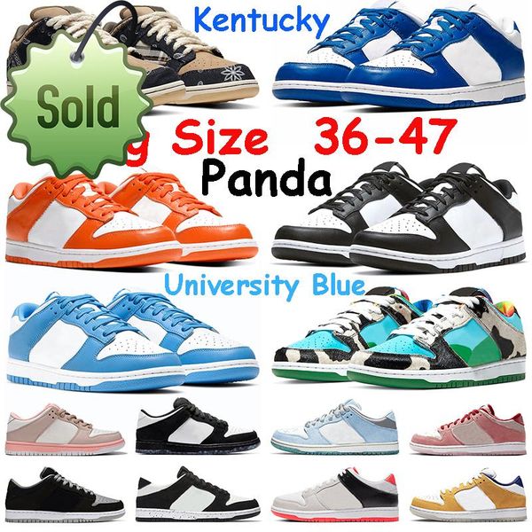 hipping casual shoes man woman panda black white university blue syracuse kentucky laser orange oreo infrared shadow men trainers z